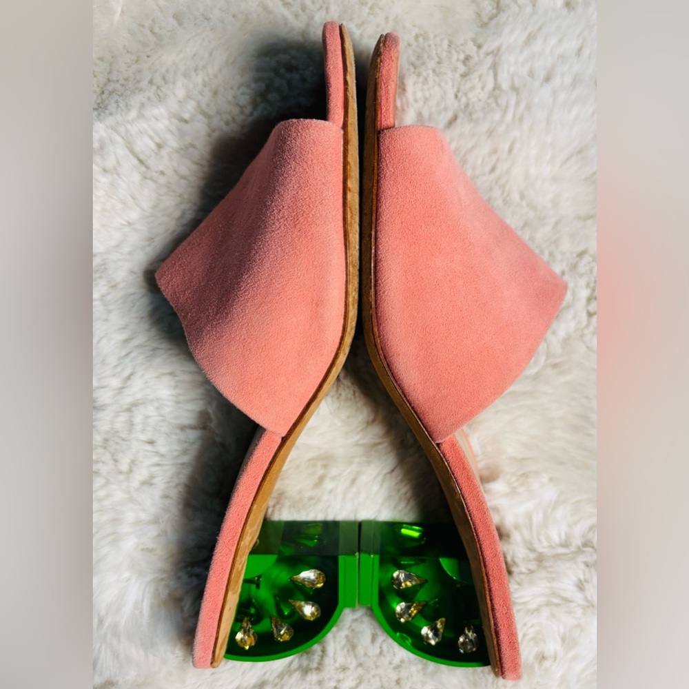 Kate Spade Citrus Slide Sandals in Vibrant Coral Color Size: 6.5 - Picture 3 of 6